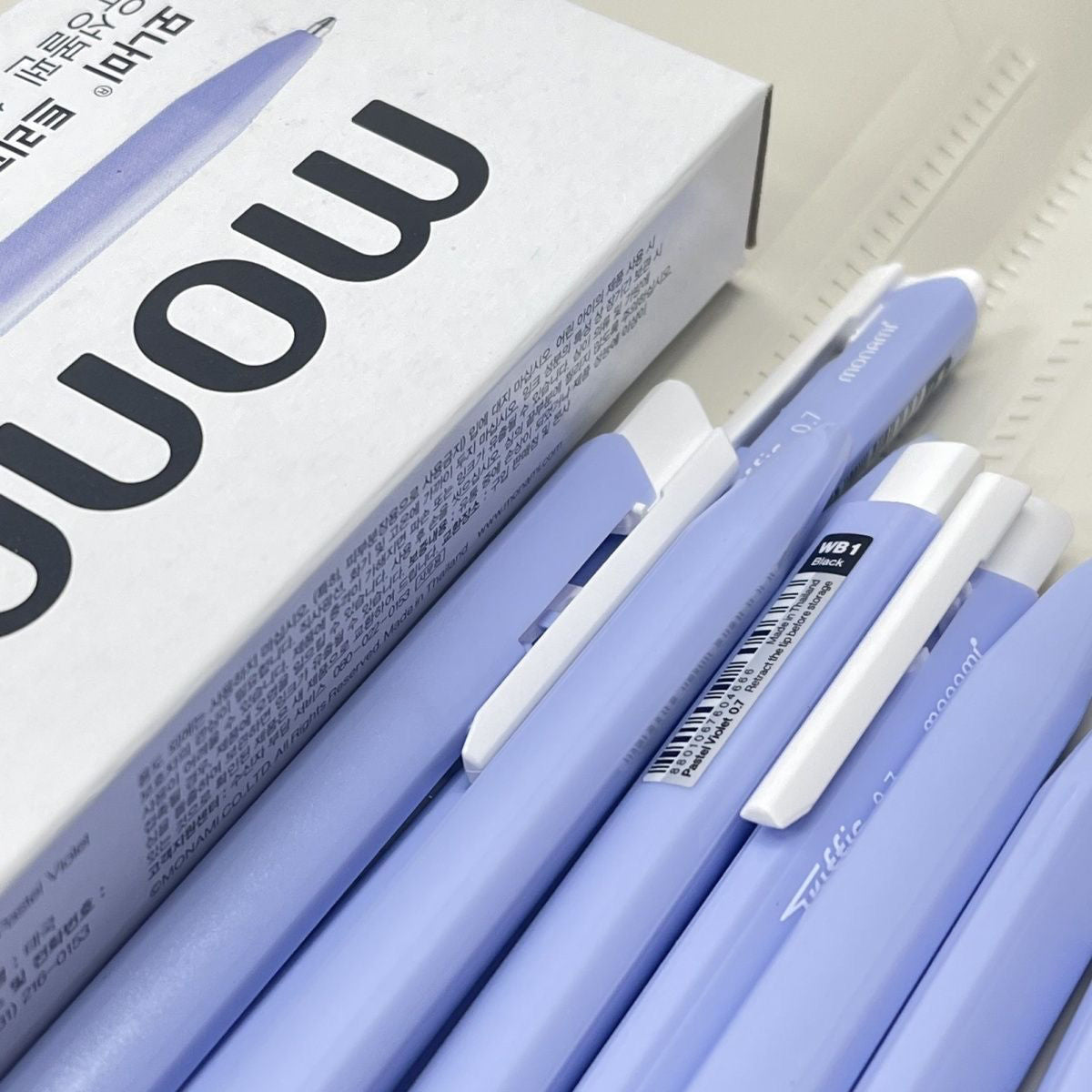 Minimalist Triangle Morandi Color 0.7mm Retractable Ballpoint Pen