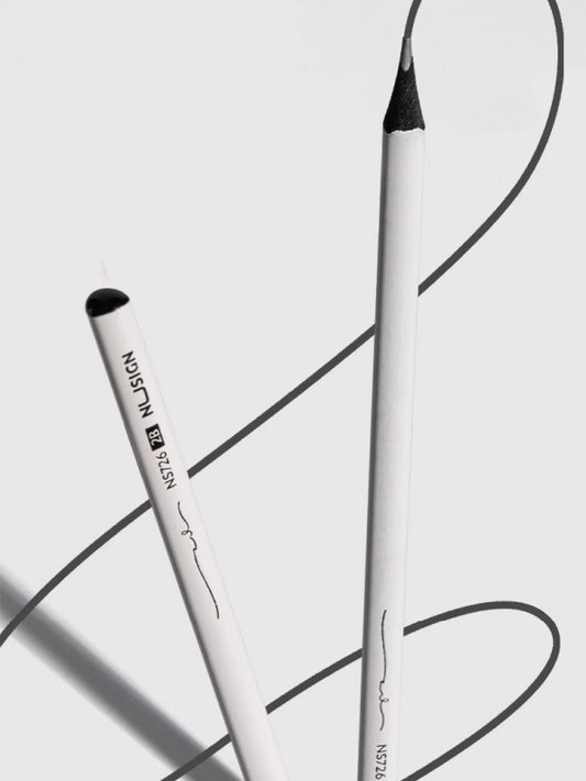 Modern Minimalist Black Wood Gray Pencil-pack of 10