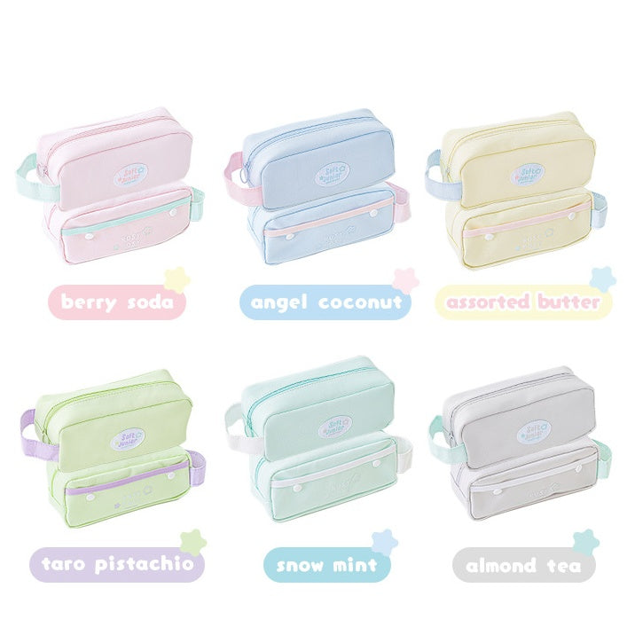 Summer Colorful Dopamine Large Capacity Light Cotton Pencil Case