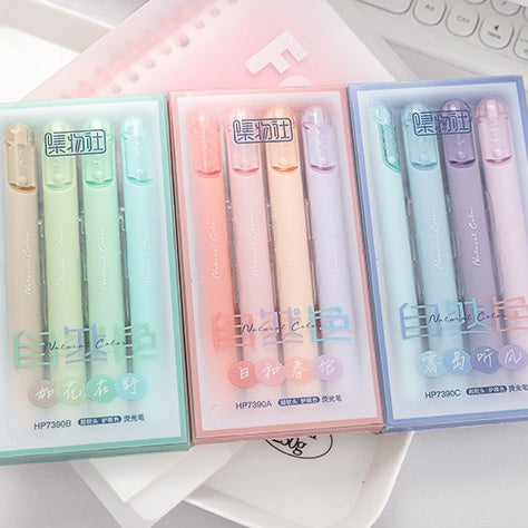 Natural Tones Highlighters-pack of 4