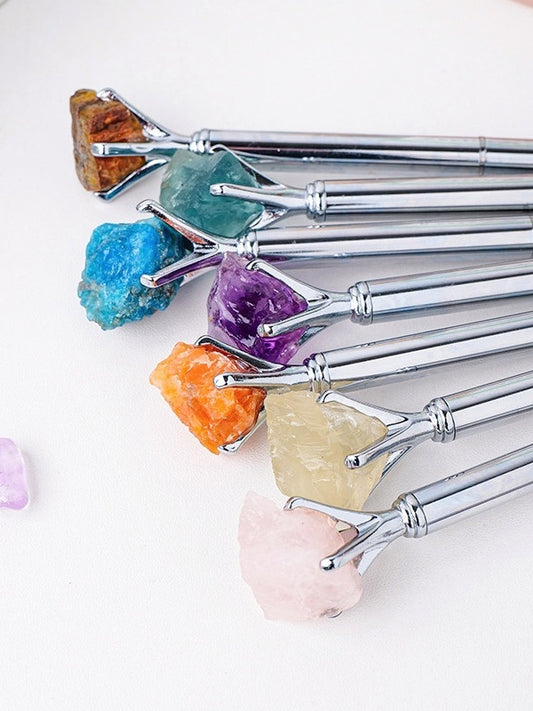 Natural Crystal Stone Ballpoint Pen