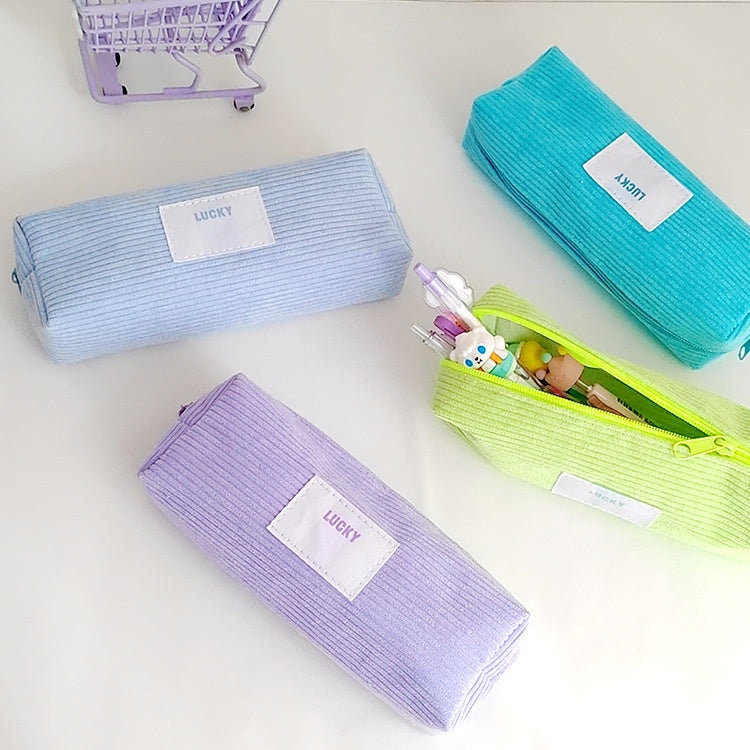 Candy-colored Velvet Pen Case