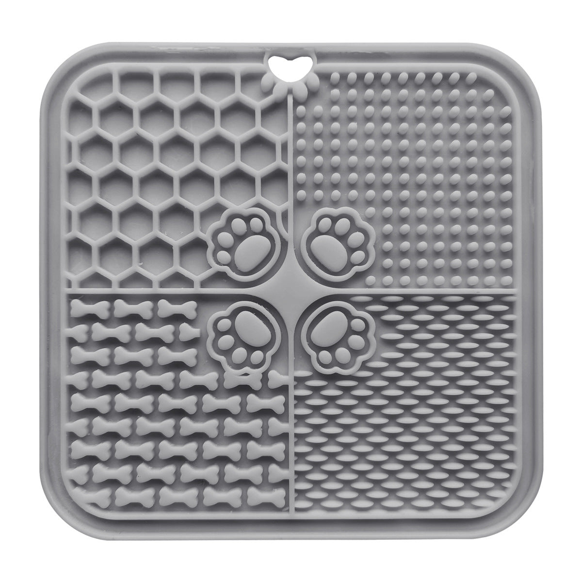 Slow Feeding Mat, Lick Mat Dog Bowls, Food Feeder for Dog Cat, Pet Lick Pad Anxiety Relief Feeding Mat withSuction, Multicolor