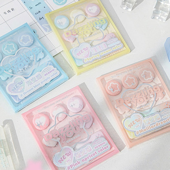 Eyeshadow Palette Sticky Notes – Gradient Aesthetic Index Tabs