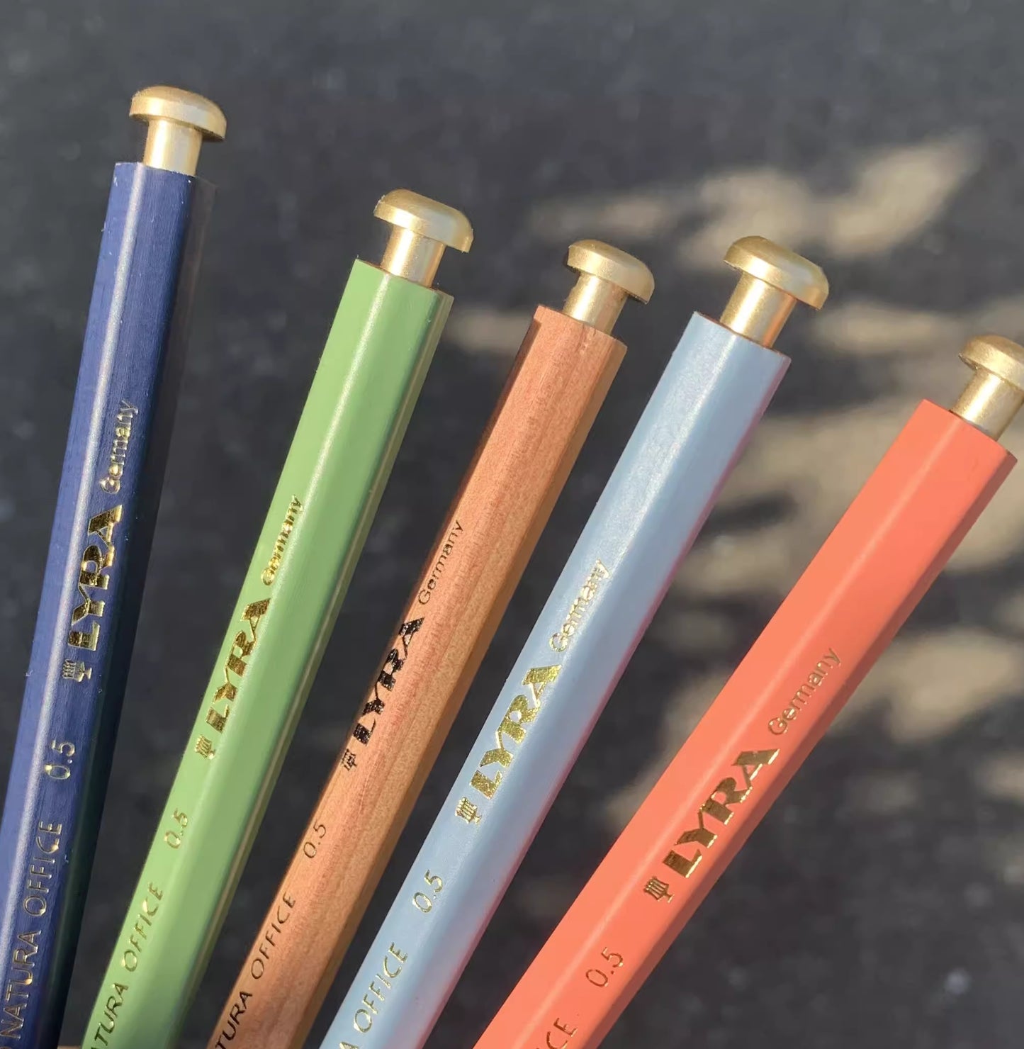 Natural Wood Barrel Mechanical Pencil with Metal Tip