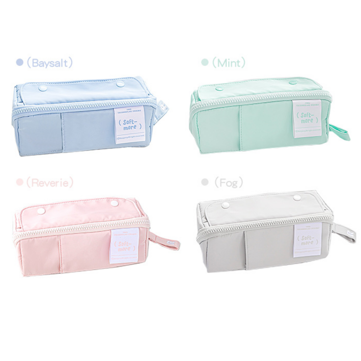 PRISM Pen Case - Large Opening, Large Capacity, Dual-Sided Tofu Shape Pen Case with Dividers