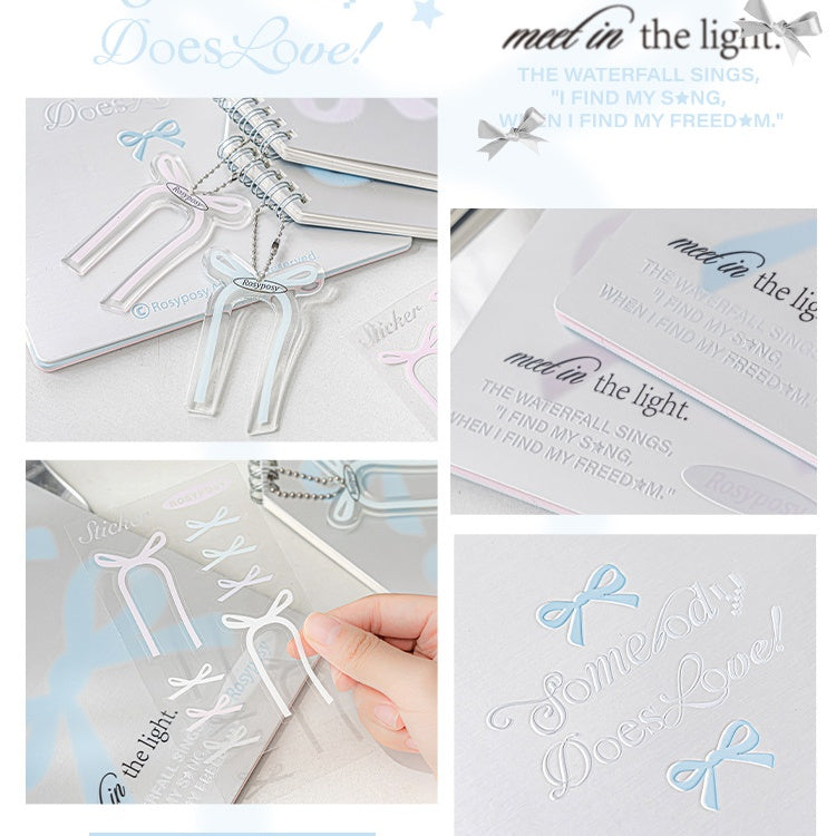 Ballet Angled Notebook – Spiral Bound Handwriting Notebook with Pendant and Stickers Included