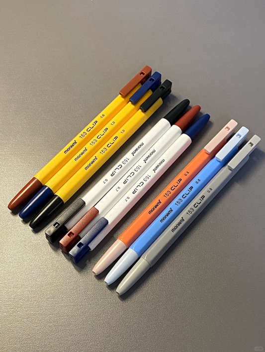 Hexagonal Vintage 3 Colors Ballpoint Pen 0.5/0.7/1.0mm