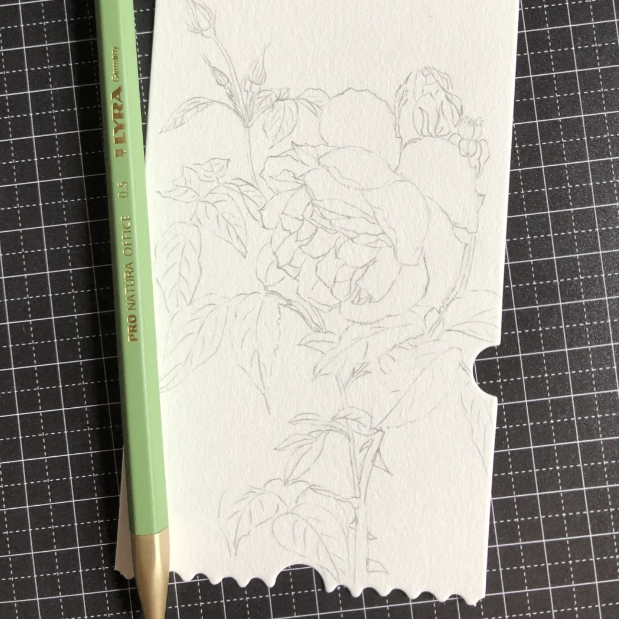 Natural Wood Barrel Mechanical Pencil with Metal Tip
