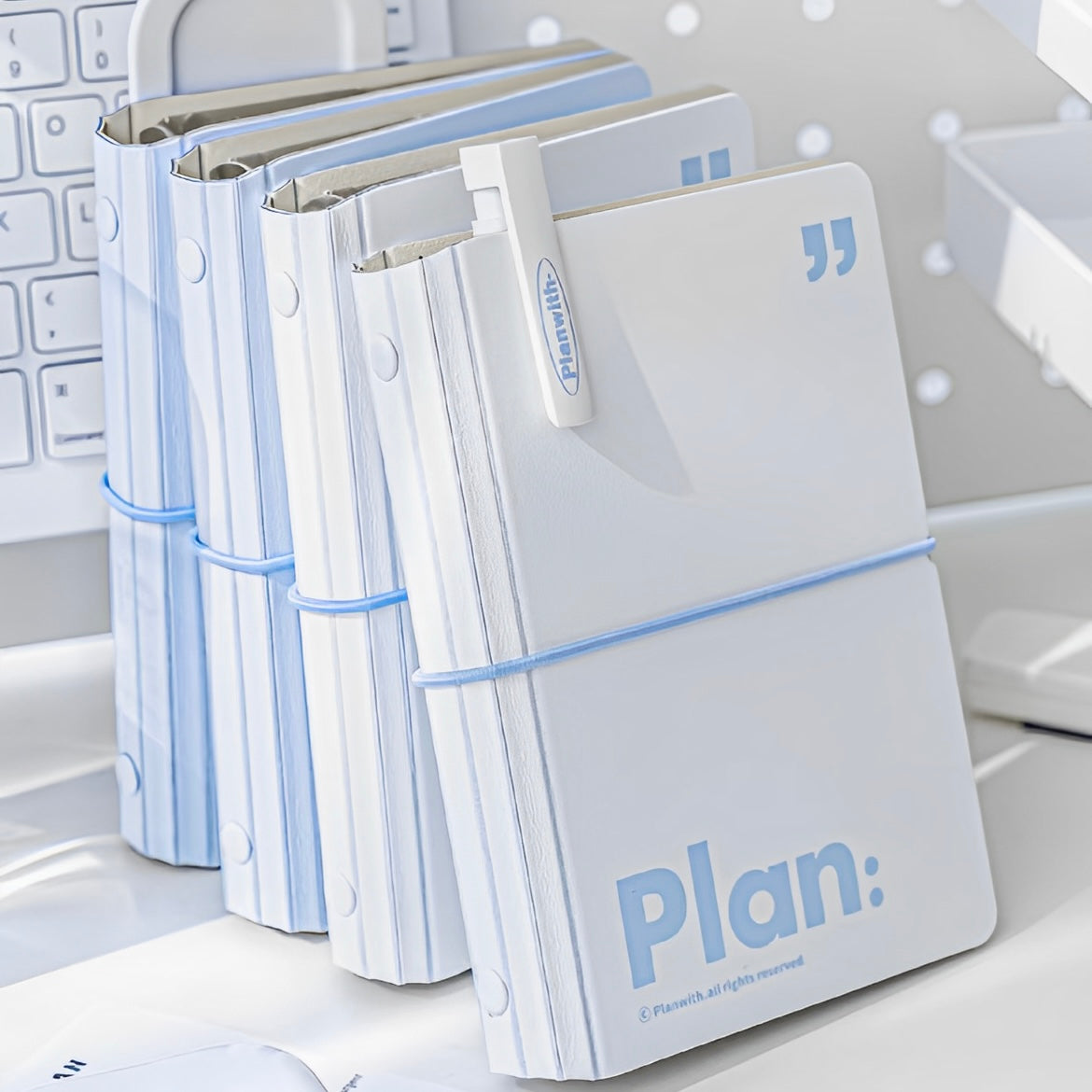 Multi-Function Pocket 6-Hole Binder Notebook – Portable Organizer for Receipts & Planning