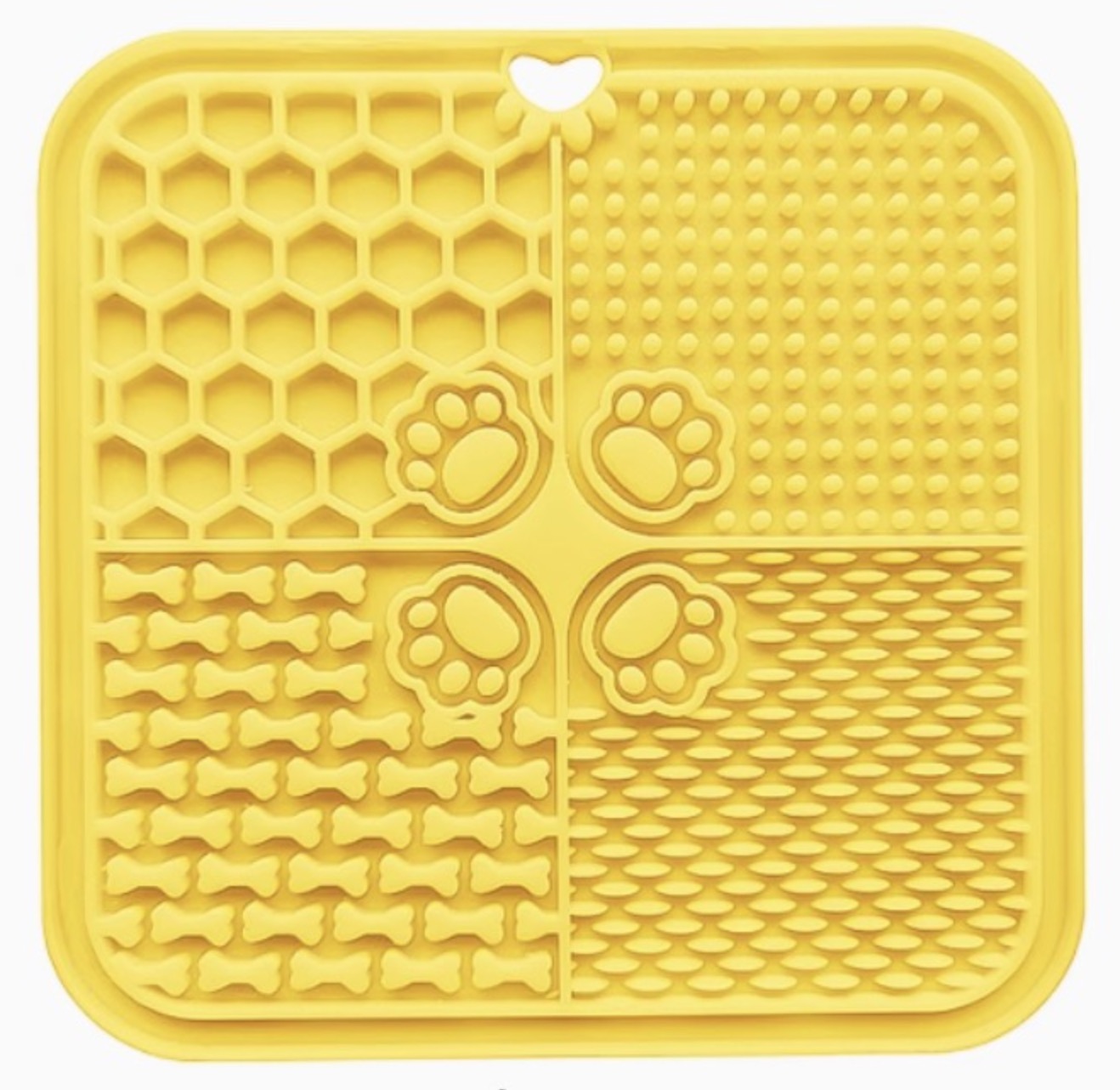 Slow Feeding Mat, Lick Mat Dog Bowls, Food Feeder for Dog Cat, Pet Lick Pad Anxiety Relief Feeding Mat withSuction, Multicolor