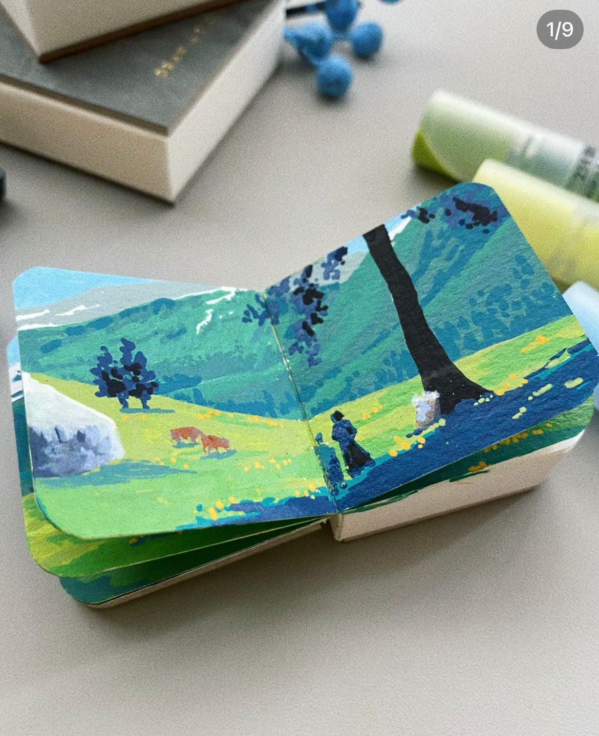 Grasp 24/36/48/60 color Animation hand painting design water-based marker soft brush art set