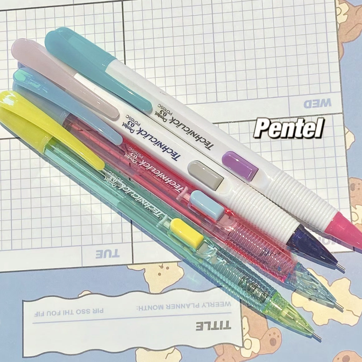 Summer Limited Edition Color-Block 0.5mm Mechanical Pencil