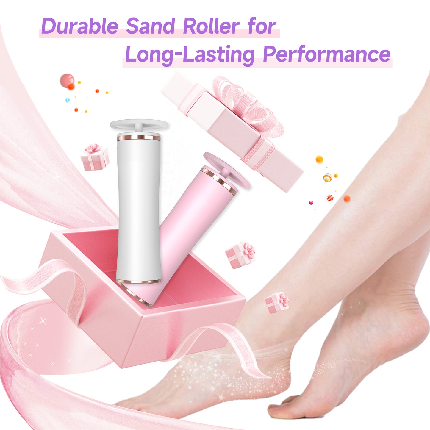 Summer Electric Foot file - Perfect for Back to School & Personal Care Manicure Nail Care machine kit Cutics Nail Art