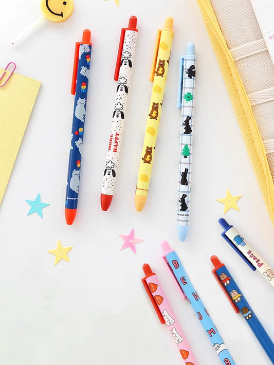 Cute Cartoon Pattern Matte Texture Press Ballpoint Pen