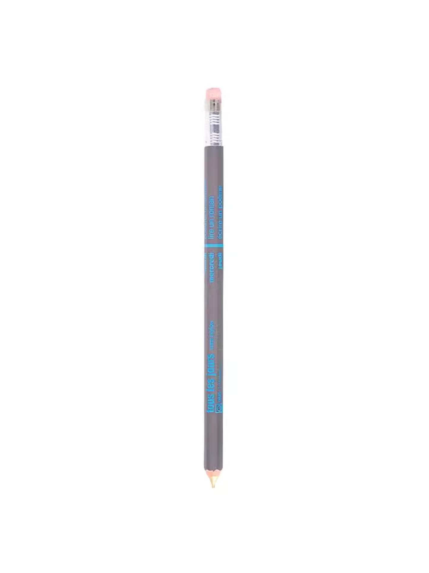 MARK'STYLE Series Macaron Color-Block Wooden Barrel Retractable Mechanical Pencil